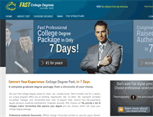 Tablet Screenshot of college-degree-fast.com